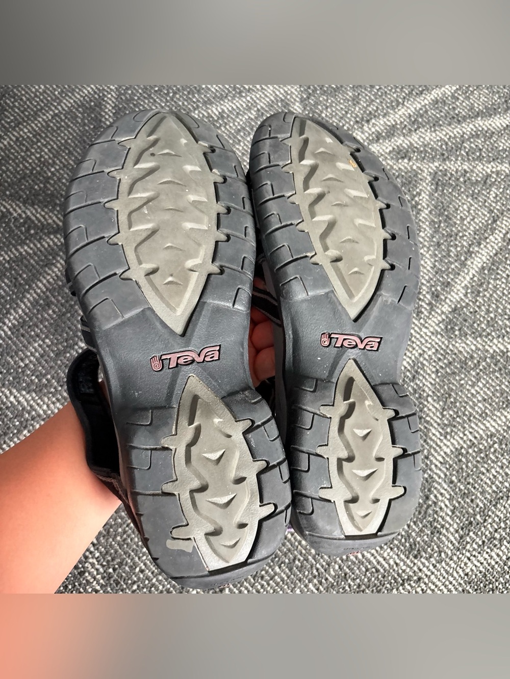 Teva Women's Tirra Black Ourple Strappy Sport Sandals Size 11 Hiking Outdoor - Picture 10 of 11